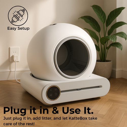 KatteBox – Automatic Smart Self-Cleaning Litter Box